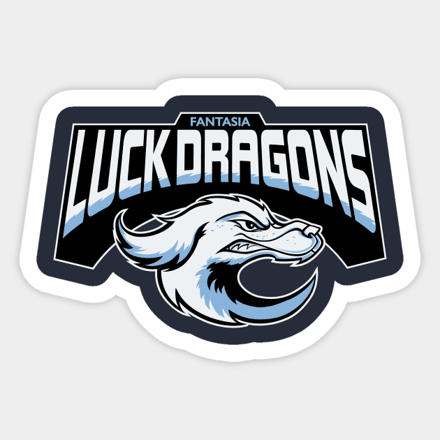 Fantasia Luck Dragons Sticker by SJayneDesign